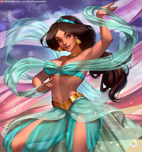 Princess Jasmine on Behance Princess Jasmine, Tumblr, Jasmine Fanart, Disney Princess Jasmine, Disney Jasmine, Disney Princess Pictures, Arte Disney, Disney Aladdin, Disney Princess Art