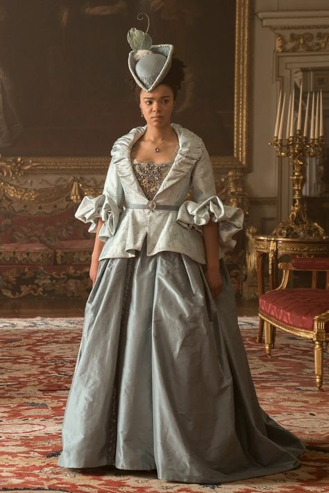 A ‘Queen Charlotte’ Costume Designer on This Month’s Other Coronation - The New York Times Queen Charlotte Fashion, Queen Charlotte Bridgerton Costume, Queen Charlotte Wedding Dress, Queen Charlotte Outfits, Queen Charlotte Costumes, Queen Charlotte Dresses, Queen Charlotte Bridgerton Dress, Queen Charlotte Dress, Charlotte Costume