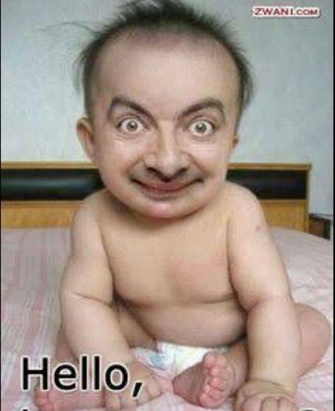 Funny Baby Pictures, Baby Memes, Mr Bean Funny, Funny Face Photo, Funny Photoshop, Crazy Funny Pictures, 웃긴 사진, Very Funny Pictures, صور مضحكة