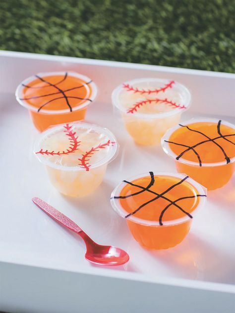 Sports Themed Appetizers, Sport Birthday Party Food, All Sports Party Decorations, Sports Themed 3rd Birthday Party Ideas, Basketball Third Birthday, Sports Themed Goodie Bag Ideas, Basketball Theme Party Games, Sports Theme 3rd Birthday, Baseball Themed Food Snacks