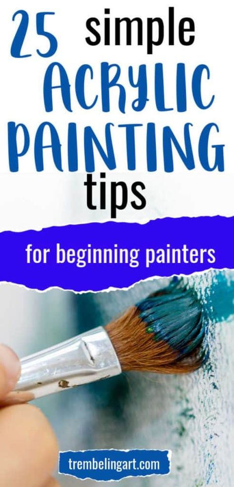 Painting Tips For Beginners, Simple Acrylic Painting, Learn Acrylic Painting, Portrait Artists, Simple Acrylic, Acrylic Painting Lessons, Portrait Cartoon, Acrylic Painting Tips, Drawing Portrait