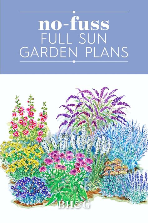 3 Season Garden Plan Full Sun, 3 Seasons Garden Plan, All Season Perennial Garden Plan, Full Sun Garden Layout, Small Perrenial Gardens Layout Full Sun, Perennial Full Sun Garden Plans, Full Sun Cottage Garden Perennials, Three Season Garden Plans, Zone 5 Garden Plans