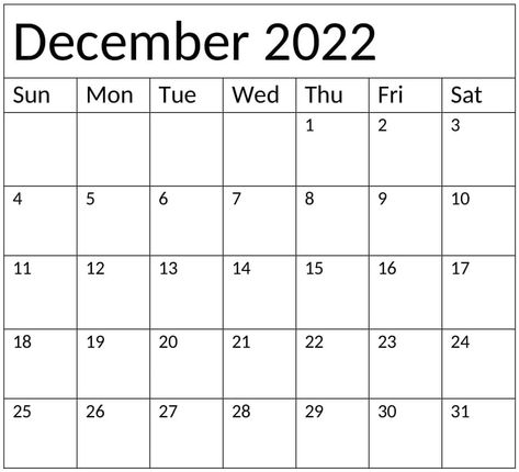 December 2022 Calendar Printable December 2022 Calendar Printable, December 2022 Calendar, Printable December Calendar, December Printable, Calendar Word, December Calendar, Birth Of Jesus Christ, Unique Calendar, 2022 Calendar