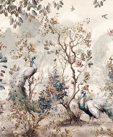 Peacock Wallpaper Backgrounds, Wallpaper Birds Vintage, White Peacock Wallpaper, Wallpaper Backgrounds Landscape, Peacock Backdrop, Wedding Banner Background, Peacock Background, Wallpaper With White, Birds Background