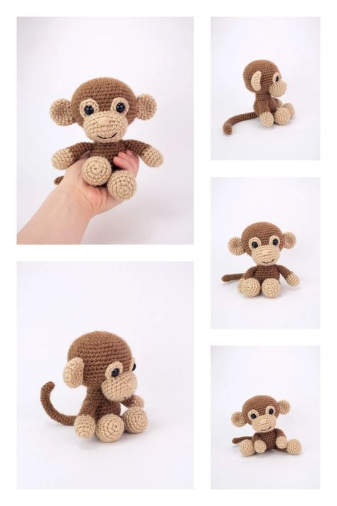 Amigurumi Sweet Monkey Free Pattern – Free Amigurumi Crochet Amigurumi Patterns, Crochet Amigurumi Monkey, Crochet Monkey Pattern Free Easy, Crochet Monkey Free Pattern, Crochet Monkey Pattern Free Amigurumi, Free Crochet Monkey Patterns, Crochet Orangutan, Monkey Crochet Pattern Free, Crochet Monkey Pattern Free