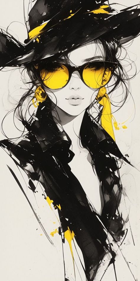 ☾~.~☕️follow me☕️~.~☾ Woman Illustration Art, Digital Art Portrait, Female Illustration, Cool Illustration, Artists Drawing, Digital Fashion Illustration, Pop Art Drawing, Phoenix Art, Fashion Artwork