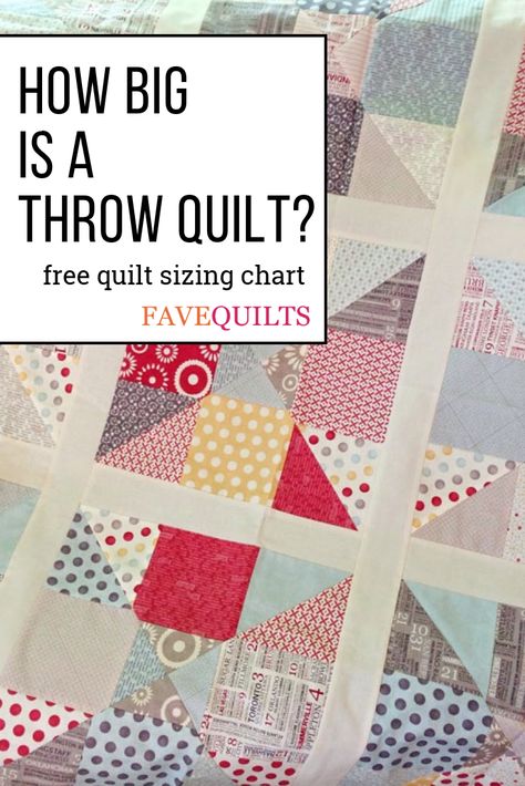 Quilted Throw Patterns, Size Of A Lap Quilt, Patchwork, Lap Quilts Size Chart, Throw Size Quilt Dimensions, Quilt Throws Patterns, What Size Is A Lap Quilt, Easy Throw Quilt Pattern Free, Lap Quilt Size Chart