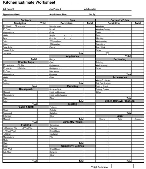 Free sample kitchen cost estimate sheet kitchen cost calculator kitchen cabinets estimate template excel. Kitchen cabinets estimate template, Project estimation has become the most significant process in the job development. Software project estimation is ... Construction Material List Template, Cost To Build A House Calculator, Kitchen Template, Construction Estimating, Home Construction Cost, Quantity Surveying, Cost Sheet, Kitchen Remodel Checklist, Cost Of Kitchen Cabinets