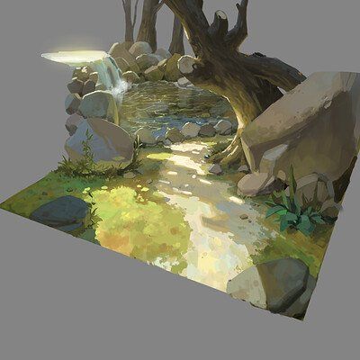 Environment Study Reference, Background Study Reference, Digital Art Environment, Lighting Reference Environment, How To Draw Environments, 3d Environment Concept Art, Environment Design Concept, Environmental Art Concept, Environmental Reference