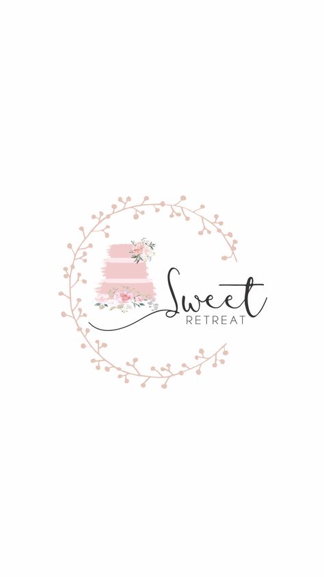 Logo Sweet Cake, Logo For Sweets, Cake Logo Design Ideas, Cakes Logo Design, Logo Cake Design, Logo Bakery Cake, Sweet Treats Logo, Logo Design Cake, Sweets Logo