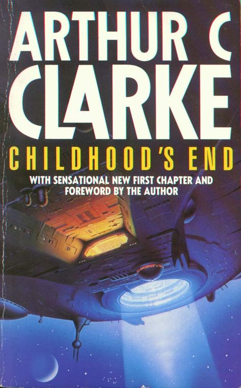 "Childhood's End" Scifi Books, Childhood's End, Hard Science Fiction, Arthur C Clarke, Electric Sheep, Science Fiction Series, Sci Fi Novels, Isaac Asimov, Science Fiction Novels