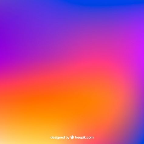 Instagram background in gradient colors Free Vector Instagram Colour Theme, Gradients Background, Instagram Gradient, Sunset Gradient, Plain Background, Instagram Photo Frame, Ribbon Png, Instagram Background, Background Design Vector