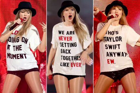 Taylor Swift Shirt, Taylor Swift Costume, Swiftie Merch, Taylor Swift 22, Sporty Street Style, Taylor Swift Shirts, Fun Quizzes To Take, Taylor Swift Tour Outfits, Swift Tour