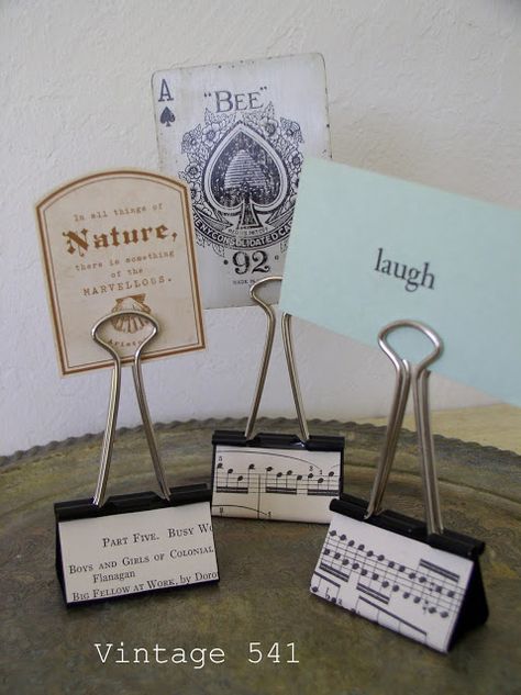 Vintage 541: Paper Clip Photo/Inspiration Holders Price List Display Ideas, Jewelry Booth Signage, Craft Booth Price Signs, Sign For Market Booth, Price Signage Display Ideas, Craft Show Booth Display Ideas For Signs Price Tags, Craft Market Price Signs, Display Products Ideas, Craft Fair Price Signs Display Ideas