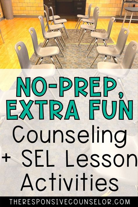 School Counselor Activities Middle, Sel Activity Elementary, School Counselor Group Activities, Counseling Lessons For High School, Sel Topics For Middle School, Counselor Activities For High School, What Does A School Counselor Do Lesson, School Counseling Pre Post Test, 3rd Grade Sel Activities