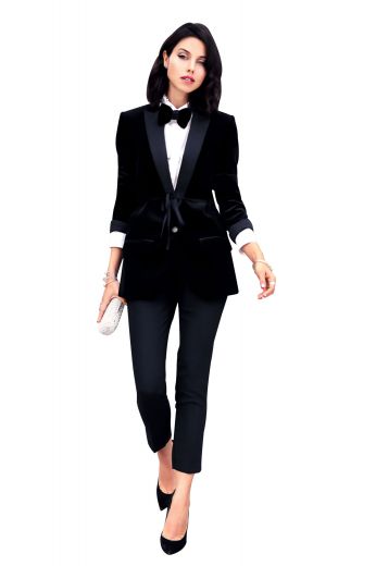 Womens Tuxedo Outfit, Women Tuxedo Outfit, Tuxedo Women Suits, Girl Tuxedo, Graduation Suits, Black Tuxedo Jacket, Women Suits Wedding, Below The Knee Dresses, Tuxedo Women