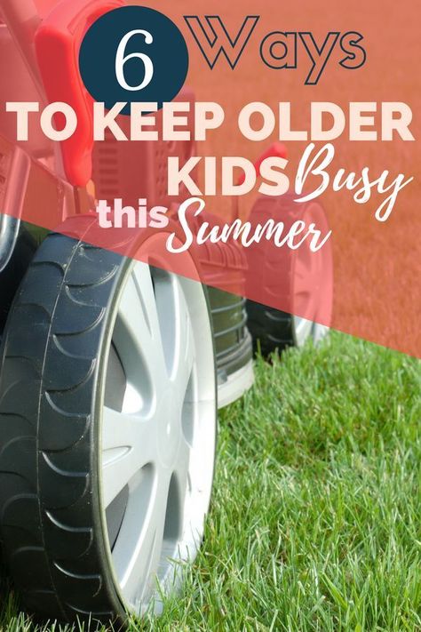 Keep older kids busy over summer break while school is out with these six ideas that will keep them off of screens!  | keep kids busy in summer | keep kids busy indoors | keep kids busy at home Summer Organization, Kids Summer Schedule, Intentional Motherhood, Motherhood Encouragement, Summer Schedule, Parenting Resources, Summer Fun For Kids, Child Rearing, Summer Crafts For Kids