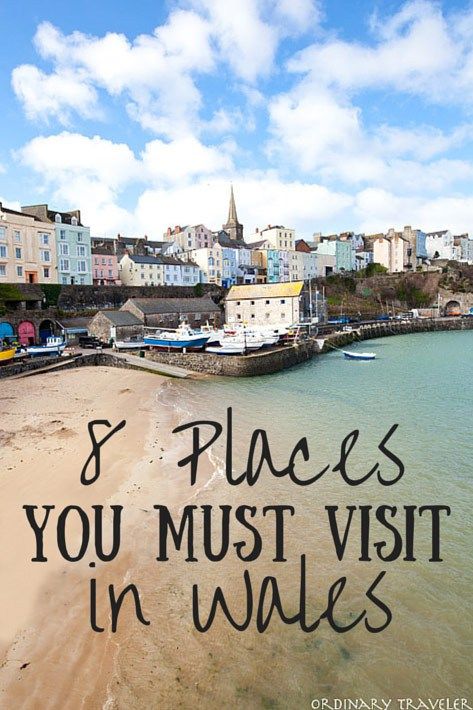 8 places you must see in Wales. These must-see places to visit in Wales should be on every traveler's list. From medieval cities on the beach to blue lagoons, these are the best spots! | European Travel | Bucket List Travel | Travel Destinations | Wanderlust | Europe Travel | Places To Visit | Places To Travel | Vacation Spots | Wales United Kingdom | British Isles | Beaches in Europe | UK Tenby Wales, Amazing Places To Visit, Visit Uk, Uk Trip, Wales Travel, Visit Wales, United Kingdom Travel, To Infinity And Beyond, England Travel