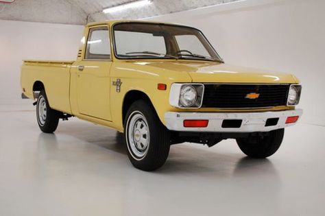 Mind-Blowing 67-Mile 1980 Chevrolet LUV! #Trucks #Chevrolet, #Isuzu, #Pickup, #Survivor - https://barnfinds.com/mind-blowing-67-mile-1980-chevrolet-luv/ Chevrolet Luv, Yellow Truck, Compact Trucks, Chevy Luv, Vintage Chevy Trucks, Chevy Diesel Trucks, Old Pickup Trucks, Small Trucks, Jeep Pickup