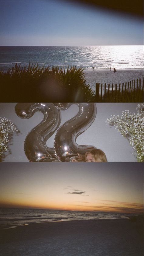 Sunset Beach Birthday Photoshoot, Birthday Photoshoot Ideas At The Beach, Birthday Beach Shoot, Birthday Photos On The Beach, Beach Sweet 16 Photoshoot, Beach Birthday Aesthetic Photos, Summer 21st Birthday Ideas, Beach Bday Photoshoot, Beach Birthday Photoshoot Ideas