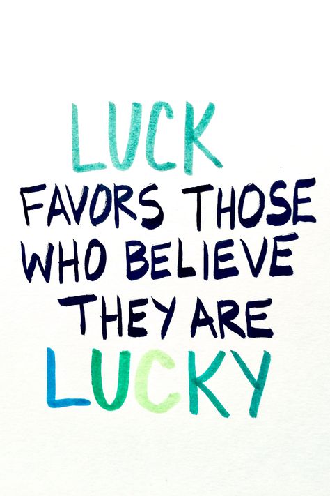 One of my all-time favorite books is The Luck Factor by Dr. Richard Wiseman. He reveals scientifically-proven ways you can become luckier. Read the highlights on the Thoughts on the Good Life blog. #luck #lucky #winning #happy #happiness #quotes Funny Good Luck Quotes, Lucky Day Quotes, Quotes On Luck, Happy Go Lucky Quotes, Luck Quotes Inspirational, Good Luck Aesthetic, Quotes About Luck, Strike Quotes, Lucky Things