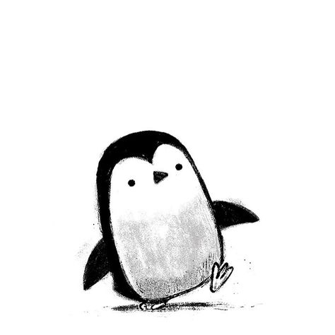 I'm going to be waddling like this chap once the weekend is over. #lotsoffood #illustration #penguin Pinguin Illustration, Penguin Sketch, Penguin Tattoo, Christmas Sketch, Penguin Illustration, Penguin Drawing, Penguin Art, Animal Doodles, Kunst Inspiration