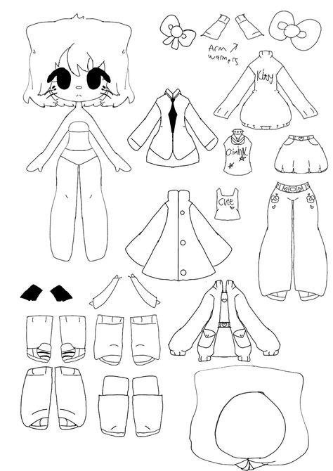 Charming Paper Doll Templates for DIY Craft Projects Make A Cube Out Of Paper, Coloring Paper Dolls, Paper Doll Book Diy, Fun Things To Print Out, Doll Paper Craft Free Printable, Paper Dolls Diy Crafts, Paper Dolls Template, Paper Doll Drawing, Paper Dolls Printable Free