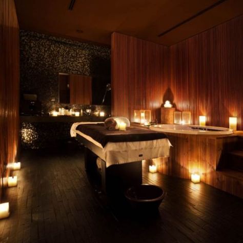 24 Small Space Massage Room Ideas and Decor - GoTinySpace Massage Room Ideas, Spa Massage Room, Massage Room Design, Massage Room Decor, Facial Room, Massage Therapy Rooms, Home Spa Room, Wellness Room, Reiki Room