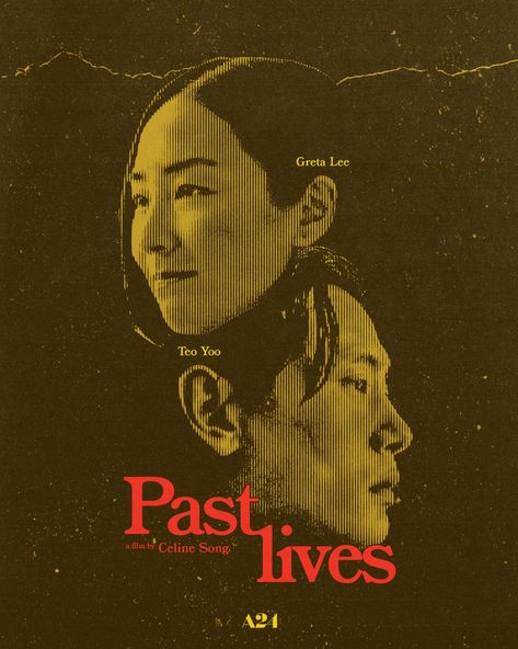 146/366 Past Lives Directed by Celine Song 2023 USA Poster Challenge, Directed By, Photoshop Ideas, Past Lives, Song 2023, Past Life, Movies And Tv Shows, Movie Tv, Poster Design