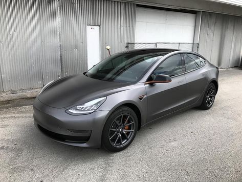 EV DESIGN MOVEMENT on Instagram: “That color.  EV DESIGN MOVEMENT  The sexiest color on a Tesla ♦️3M Satin Dark Grey ♦️Xpel XR tint ♦️3M Satin Black CD ♦️Custom satin copper…” Grey Tesla, Cd Custom, Tesla Model X, Design Movements, Car Wrap, Tesla Model, Tesla, Dark Gray, Dark Grey