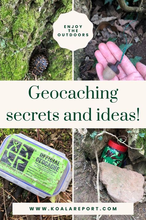 Nature, How To Make Your Own Geocache, Geocache Puzzle Ideas, Geocaching Swaps, Diy Geocache Containers, Diy Geocache, Geo Cashing, Geocache Ideas, Geocache Containers