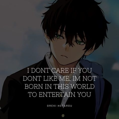 Atsuya on Instagram: “Anime : Hyouka We Have one life . Live it the way you want , This life is 100% your responsibility  #hyouka #hyoukaedit #hyoukaanime…” Anime Inspirational Quotes, One Life Live It, Kawaii Pics, Quotes Life Lessons, Inspirational Quotes Life, Anime Quote, Anime Backgrounds, Anime Qoutes, Anime Things