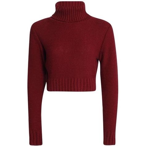 Turtleneck Crop Top Outfit, Cropped Red Sweater, Crop Top Outfit Ideas, Red Turtle Neck, Red Cropped Sweater, Crop Top Outfit, Turtleneck Crop Top, Turtle Neck Shirt, Crop Jumper