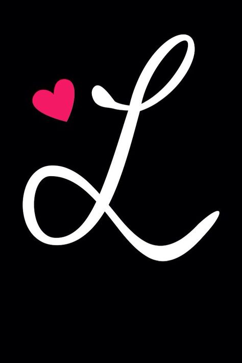 Letter L Tattoo, Wallpaper Alphabet, Iphone Letters, L Is For Love, L Name, Monogram Wallpaper, L Names, Lily Wallpaper, L Tattoo