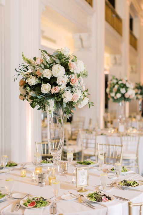 Ballroom Wedding, Pastel, Cheap Wedding Table Centerpieces, Elegant Backyard Wedding, Positano Wedding, Wedding Place Setting, Modern Inspiration, Wedding Table Decor, North Carolina Wedding