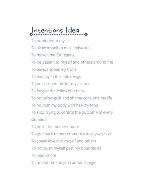 Spiritual healing. Shadow work. Journaling. Healing. Therapy. motivation Intentions To Set For The Day, Examples Of Intentions For The Day, Daily Journal Set Up Ideas, Intentions In A Relationship, Setting Intentions Journal, Todays Intentions Examples, Intention Of The Week, Setting Intentions New Month, Today’s Intention