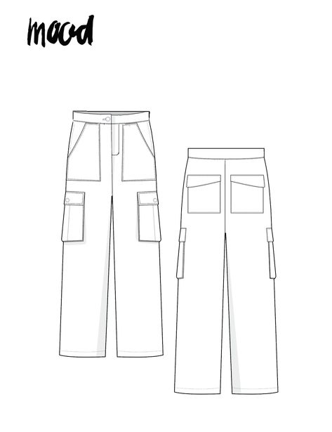 Baggy Sewing Pattern, Molde, Mens Cargo Pants Sewing Pattern Free, Phat Pants Pattern, Hiking Pants Sewing Pattern, Cargo Pants Sewing Pattern Free, How To Make Cargo Pants Sewing Tutorials, Parachute Pants Sewing Pattern, Mood Free Patterns