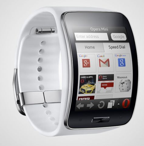 Opera Mini will let you browse the Web on your Samsung Gear S smartwatch | TNW Tech Gadgets, New Technology, Technology Gadgets, Electronics Gadgets Technology, Engineering Technology, Portable Charger, Cool Technology, Electronics Gadgets, Samsung Gear