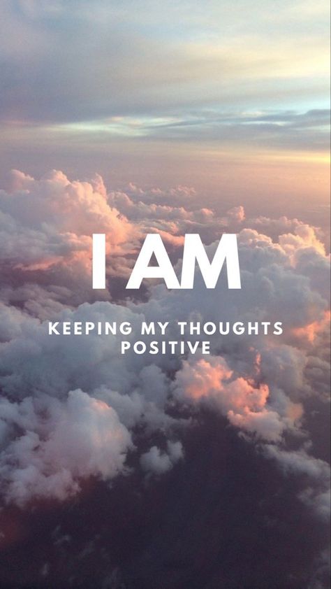 I am keeping my thoughts positive aesthetic affirmation quote I Am Powerful Affirmations, Think Positive Wallpaper, Postive Afframations Aesthetic, Positive Mindset Aesthetic, Positive Mindset Wallpaper, Wallpaper Weird, Aesthetic Positive Affirmations, Spring Background Wallpapers, Vision Board Activity