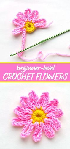 Amigurumi Patterns, Crochet Mini Roses Free Pattern, Crochet Flower Flat, Crochet Applique Patterns Free Flower, Easy Crochet Flower Pattern Free, Crochet Flowers Free Pattern Bouquet, How To Crochet Flowers, Cute Crochet Ideas For Beginners, Simple Flower Crochet