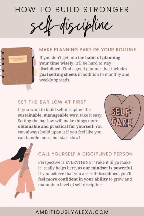 How To Become A Disciplined Person, How To Have Self Discipline Tips, Motivation For Self Improvement, How To Get More Disciplined, How To Self Discipline, How To Develop Discipline, How To Stay Disciplined Diet, How To Get Self Discipline, Learn Self Discipline