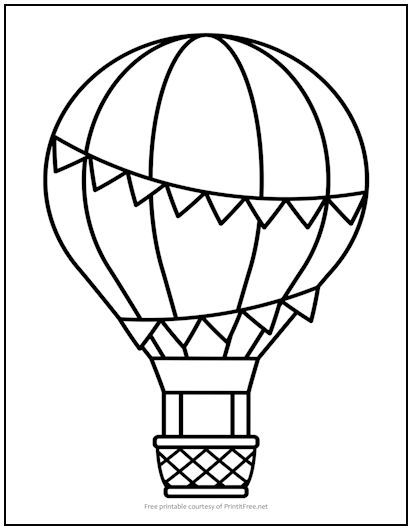 Pictures Of Hot Air Balloons, Easy Hot Air Balloon Drawing, How To Draw A Hot Air Balloon Easy, Hot Air Balloon Colouring Page, Hot Air Baloon Drawings Simple, Hot Air Balloon Coloring Sheet, Balloon Coloring Pages Free Printable, Simple Hot Air Balloon Drawing, Cute Hot Air Balloon Drawing