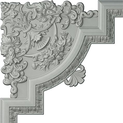 Outside Corner Moulding, Niche Wall, Wall Panel Molding, Moulding Profiles, Corner Moulding, Floor Molding, Picture Frame Molding, Wood Designs, Panel Moulding