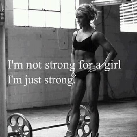 I'm not strong for a girl. I'm just strong. Fitness Before After, Motivation Poster, Michelle Lewin, Fitness Motivation Pictures, Fit Girl Motivation, Benefits Of Exercise, Workout Motivation Women, Motivational Pictures, Do Exercise