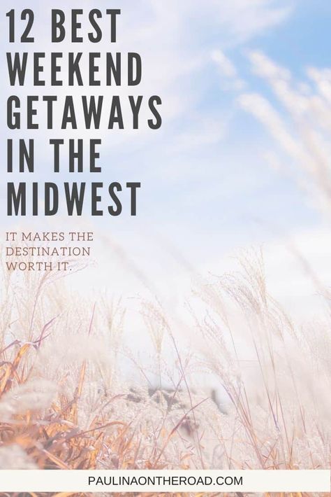 Are you looking for the best Midwest weekend getaways? This is the ultimate list when looking for getaways in the Midwest including nature escapes in the Midwest, cities in the Midwest or hidden gems in the Midwest. Many of these destinations also make perfect romantic getaways in the Midwest or a weekend getaway in the Midwest with kids. Midwest weekend trips are the best way to enjoy this beautiful are of the USA. #midwest #midwestgetaways #midwesttrips #midwestweekendtrips #usa #wisconsin #ch Best Midwest Weekend Getaways, Romantic Midwest Getaways, Midwest Bachelorette Party Destinations, Midwest Girls Weekend, Weekend Getaway Ideas Midwest, Midwest Weekend Getaways, Midwest Getaways, Girls Trip Destinations, Summer Weekend Getaway