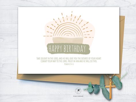 Christian Birthday Greetings, Birthday Scripture, Christian Birthday Cards, Birthday Verses, Christian Products, Anniversary Cards For Him, Funny Wedding Cards, Folded Envelope, Scripture Quote