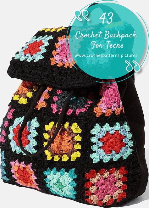 Granny Square Crochet Backpack, Crochet Granny Square Backpack Pattern, Crochet Rucksack Free Pattern, Crochet Granny Square Backpack Free Pattern, Granny Square Backpack Pattern, Crochet Granny Bag Pattern Free, Granny Square Backpack Free Pattern, Crochet Granny Square Backpack, Crochet Backpack Pattern Free