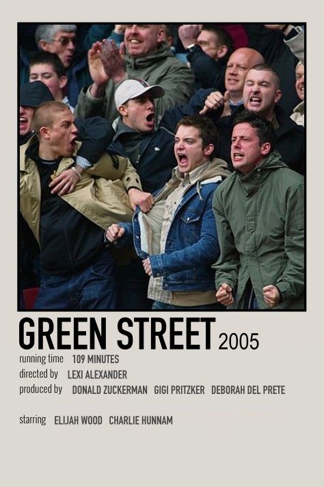 Green Street Hooligans Wallpaper, Casual Football Hooligans Street Styles, Green Street Hooligans, Motivation Movies, Street Film, Filmmaking Cinematography, Classic Films Posters, Movie Card, Music Poster Ideas