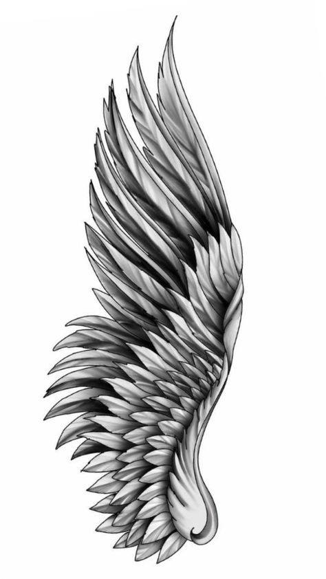 Angel Wings Tattoo Stencil, Forearm Wing Tattoo, 천사와 악마, Wing Tattoos On Back, Alas Tattoo, Tato Ikan Koi, Wing Tattoo Men, Forearm Band Tattoos, Wing Tattoo Designs