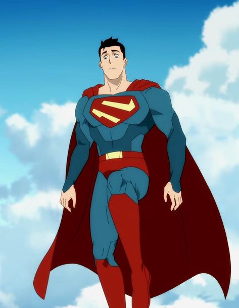 My Adventure With Superman, My Adventures With Superman Wallpaper, Supergirl My Adventures With Superman, Animated Superman, Superman Fanart, Superman Animated, Dc Cartoon, Clark Superman, My Adventures With Superman